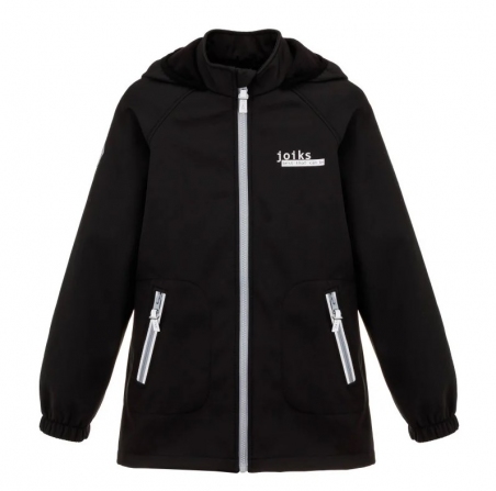 Демісезона дитяча куртка Joiks Softshell SoF-16, колір чорний