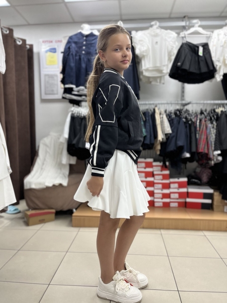 Шкільний бомбер Gobolina Baby 55021, колір чорний