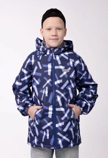 Демісезонна куртка-парка для хлопців Joiks ESP-16, колір темно-синій