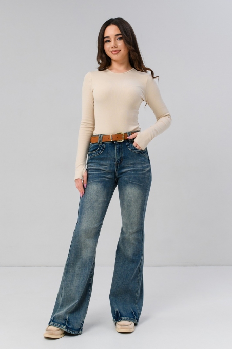 Утеплені джинси для дівчат Suzie Бентен LP203-Y5F17, колір блакитний