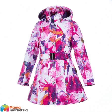 Пальто демисезонное для девочки Huppa LEANDRA 18030004, цвет 91120