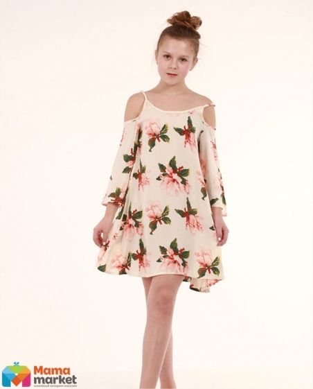 Летнее платье для девочки Marions Лилия, цвет молочный