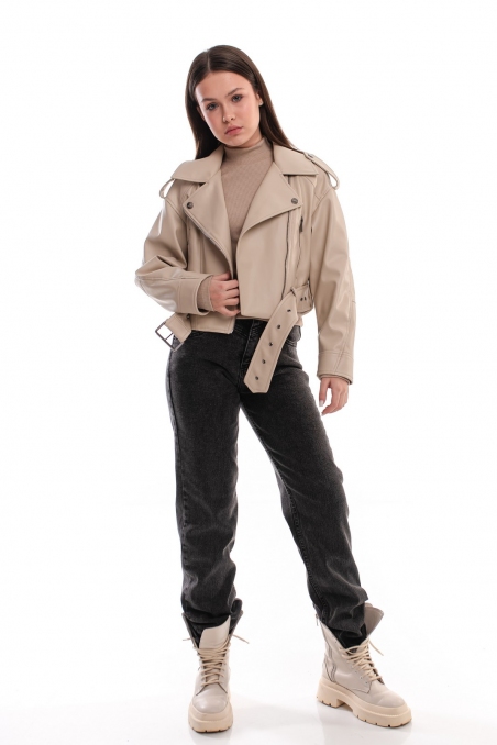 Куртка- косуха для дівчат Suzie Nathania JC038-Y3F15, колір бежевий
