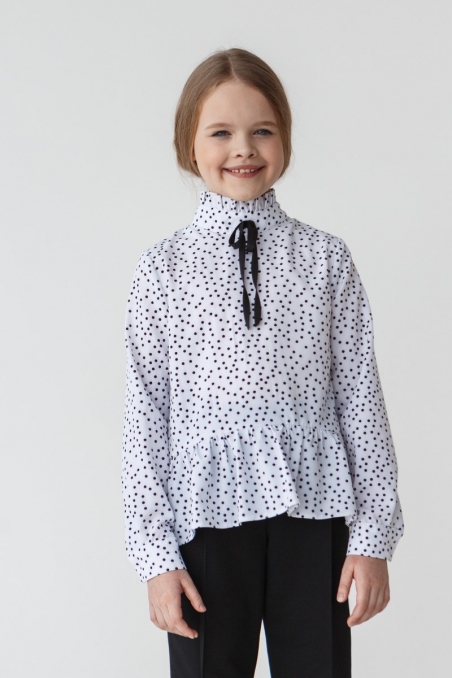 Школьная блузка для девочки Suzie Глейдис, цвет молочный