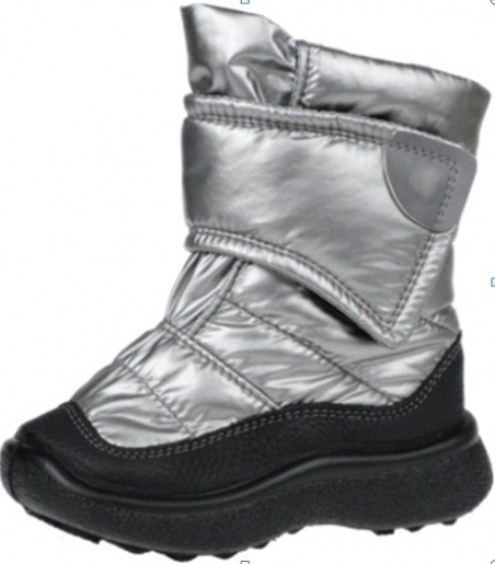 Зимние  мембранные ботинки для детей Tigina 9609, цвет серебряный