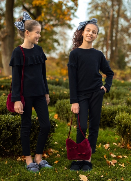 Школьный свитер для девочки Sly 501A/S/19 цвет черный