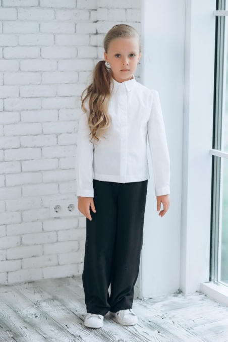 Школьная рубашка для девочки Filatova, цвет белый