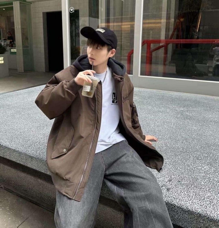 Демісезона куртка-бомбер Gobolina Baby 56612, колір чорний!!!