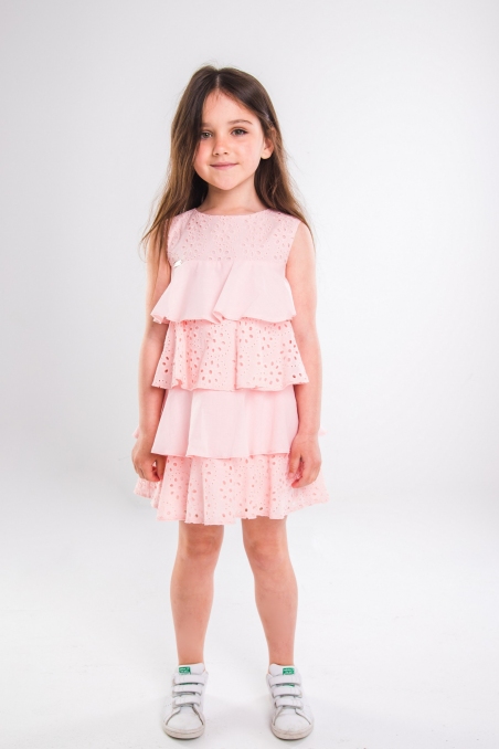 Летнее платье для девочки Suzie Карина, цвет персик