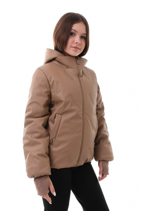 Зимова куртка для дівчат Suzie Аманда, колір коричневий