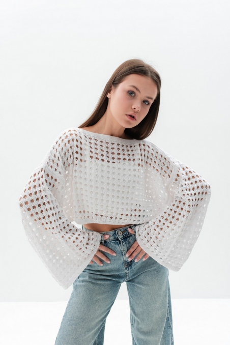 Кофта для дівчат-підлітків Suzie Тріша SW134-Y4F24, колір білий