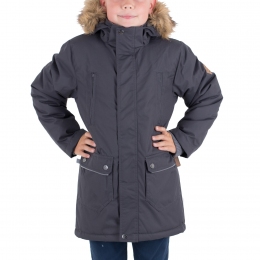 Куртка зимняя для мальчика Huppa VESPER, цвет dark gray 00018