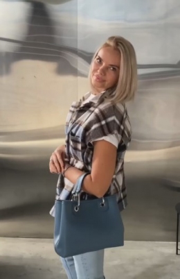 Тепла картата сорочка Chiboni, колір блакитно-коричневий