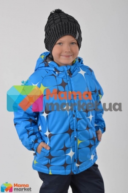 Куртка зимняя для мальчика Huppa CLASSY, цвет blue pattern Q35