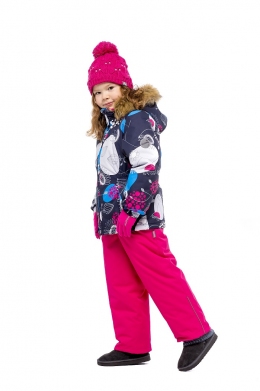 Зимний комплект для девочки Huppa WONDER 41950030, цвет 94186