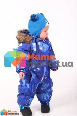 Kомбинезон зимний для мальчика HUPPA KEIRA 31920030, цвет blue pattern 83335