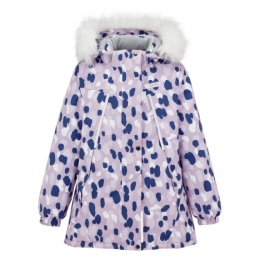 Зимова дитяча куртка-парка для дівчат Joiks G-93, колір лавандовий