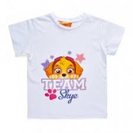 Футболка для девочки Disney PAW Patrol (Щенячий патруль), цвет PW11117 белый