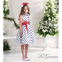 Платье в горошек Les Gamins CF503229B