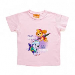 Футболка для девочки Disney PAW Patrol (Щенячий патруль), цвет PW11116 розовый