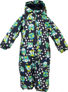 Kомбинезон зимний для мальчика HUPPA DEIRO 1 36290130, цвет navy pattern 63286