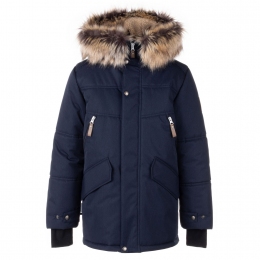 Підліткова зимова куртка для хлопців Lenne KAUR 23668, колір синій