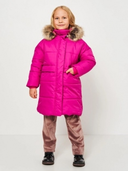 Зимове пальто для дівчат Lenne THALIA 23333 колір малиновий