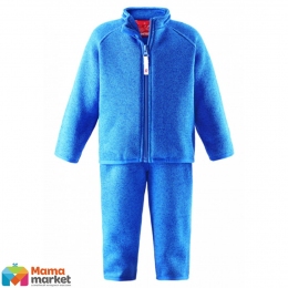 Комплект из вязаного флиса (кардиган+брюки) детский Reima Tahto 516274, цвет 6560