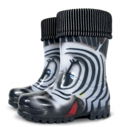 Резиновые сапоги Demar Twister Lux Print S зебра