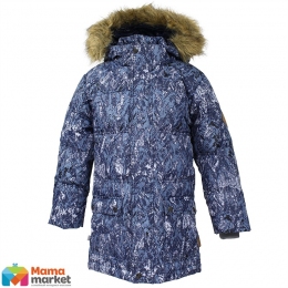 Куртка-пуховик зимняя для мальчика Huppa LUCAS, цвет navy pattern 73286