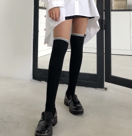 Гольфы-гетры школьные Evie Shoes, цвет черный