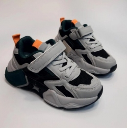 Кросівки дитячі Apawwa 1836, колір сіро-чорний