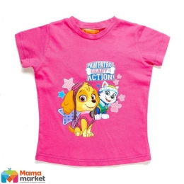 Футболка для девочки Disney PAW Patrol (Щенячий патруль), цвет PW11116 малиновый