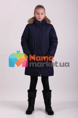 Пальто-парка зимняя для девочки Huppa MONA 12200030, цвет 70086