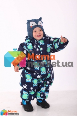 Комбинезон зимний для мальчика HUPPA DEIRO 1 36290130, цвет navy pattern O86