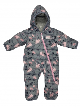 Демисезонный детский комбинезон для девочки Joiks SweetCat, цвет серый