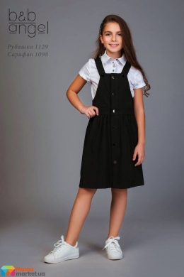 Школьный сарафан Baby angel 1098, цвет черный