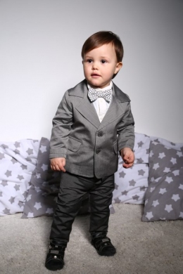 Элегантный костюм для мальчика Gentlebaby Silver