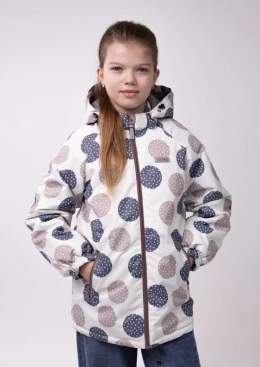 Демісезонна куртка-парка для дівчат Joiks ESP-10, колір бежевий
