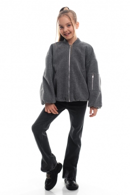 Куртка-бомбер для дівчат Suzie Калена CT007-Y4F06, колір сірий