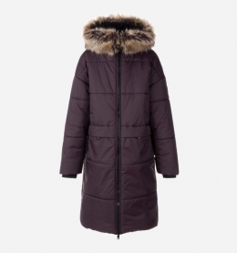 Зимове пальто для дівчат Lenne Lola 23359, колір баклажан