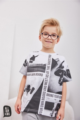 Літня футболка All for Kids для хлопців, колір сірий