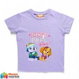 Футболка для девочки Disney PAW Patrol (Щенячий патруль), цвет PW11116 сиреневый