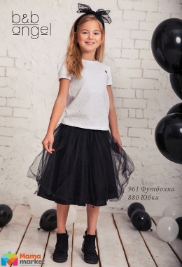 Юбка из евросетки Baby angel 880-01, цвет черный