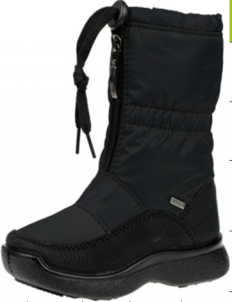 Зимние сапожки для девочки Tigina 9618, цвет черный