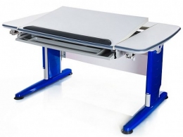 Школьная парта Mealux Boston BD-161 + Лампа СV-100 WH, стакан для ручек и коврик для творчества в ПОДАРОК!