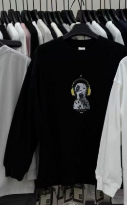 Лонгслів модель унісекс Selstudio 99531, колір чорний