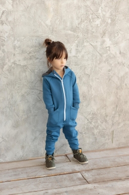 Теплий дитячий ромпер Mimibook, колір індіго