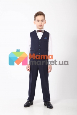 Костюм-двойка мальчика Lilus 217БЖ/16В/019П, цвет синий