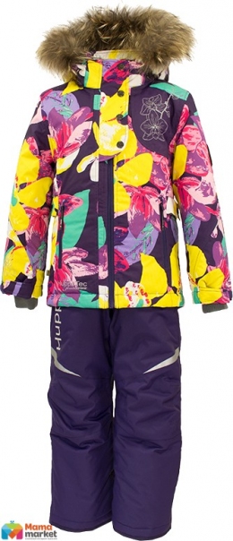 Зимний комплект женский Huppa KRISTELIA 45040030, цвет dark gray pattern/ dark gray 81318